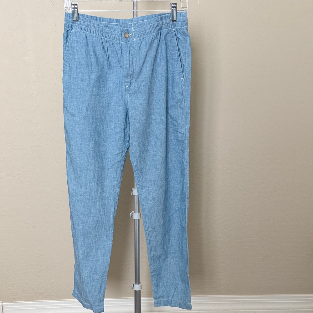 Light Blue Casual Pants